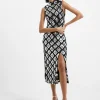 Axel Embellished Midi Dress