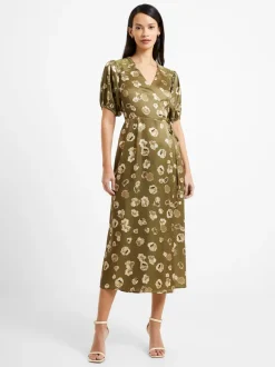 Bronwyn Aleeya Satin Midi Dress