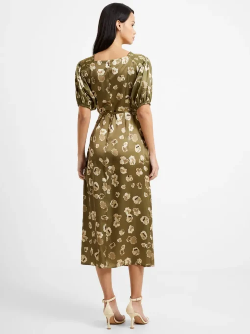 Bronwyn Aleeya Satin Midi Dress