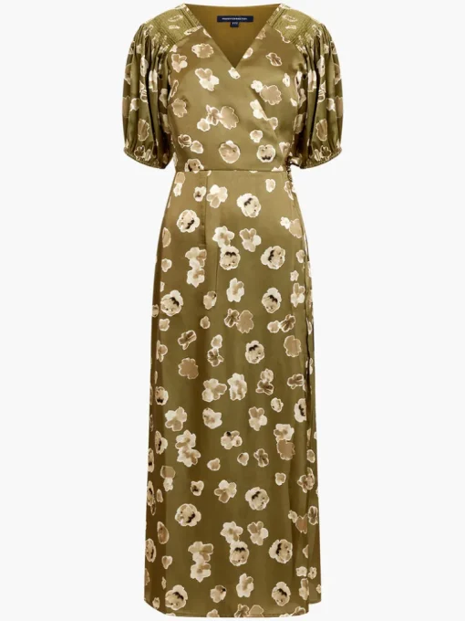 Bronwyn Aleeya Satin Midi Dress