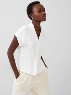 Carmen Recycled Crepe Blouse