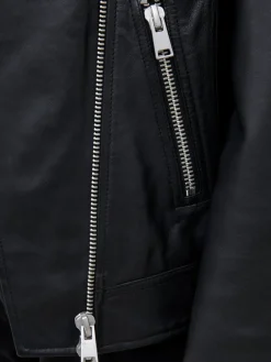 Connie Leather Biker Jacket