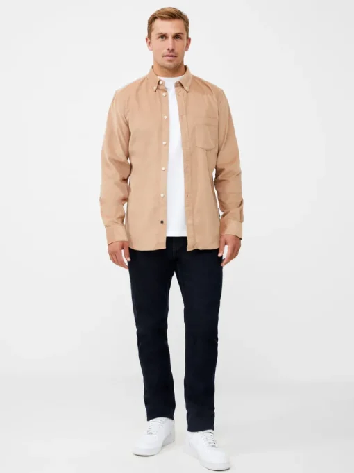 Cord Long Sleeve Oxford Shirt