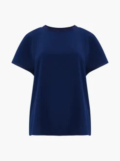 Crepe Light Crew Neck Top