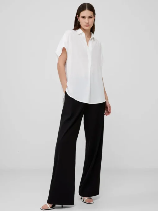 Crepe Light Recycled Popover Shirt