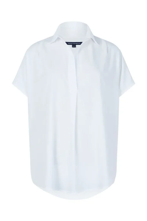 Crepe Light Recycled Popover Shirt