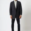 Double Breasted Herringbone Overcoat