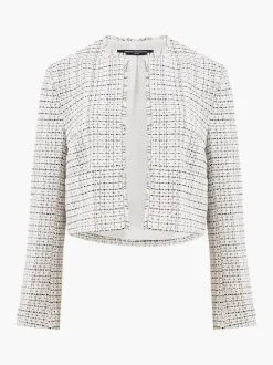 Effie Boucle Collarless Blazer