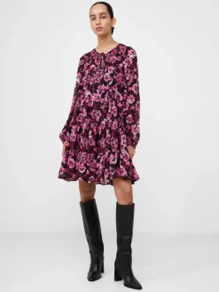 Floral Smock Mini Dress