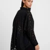 Geo Burn-Out Popover Shirt