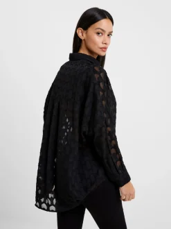 Geo Burn-Out Popover Shirt