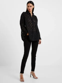 Geo Burn-Out Popover Shirt