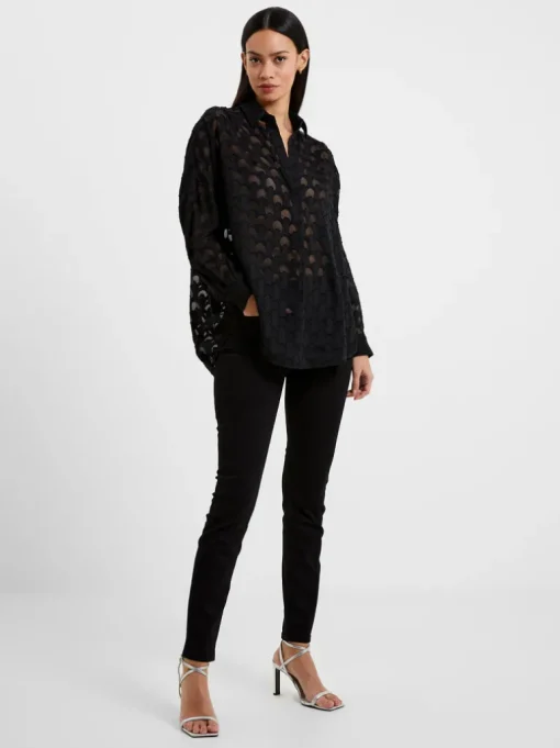 Geo Burn-Out Popover Shirt