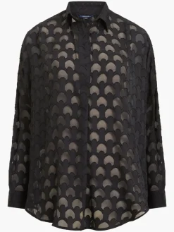 Geo Burn-Out Popover Shirt