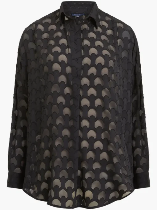 Geo Burn-Out Popover Shirt