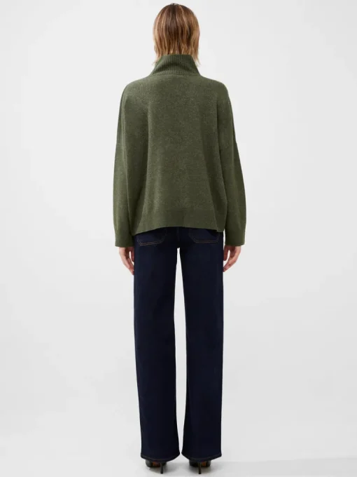 Jeanie Vhari Recycled Roll Neck Jumper