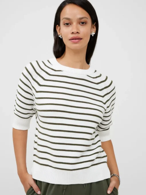 Lily Mozart Stripe Short Sleeve Jumper