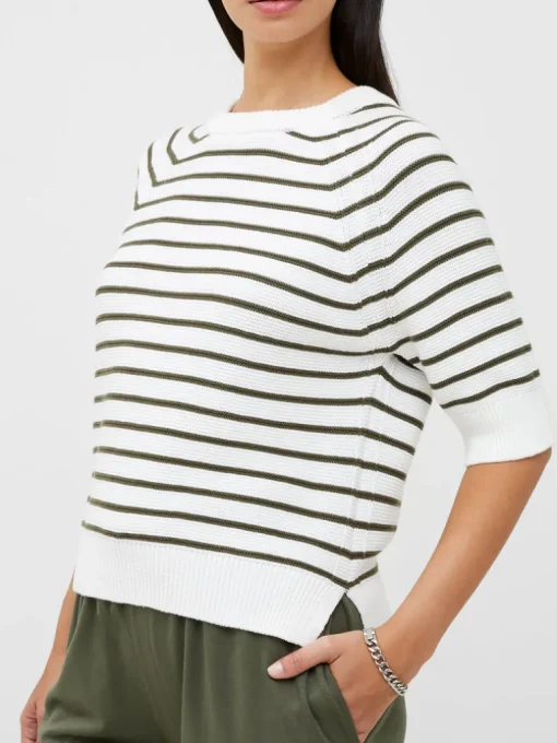 Lily Mozart Stripe Short Sleeve Jumper