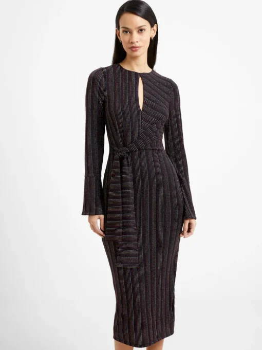 Paula Keyhole Midi Dress
