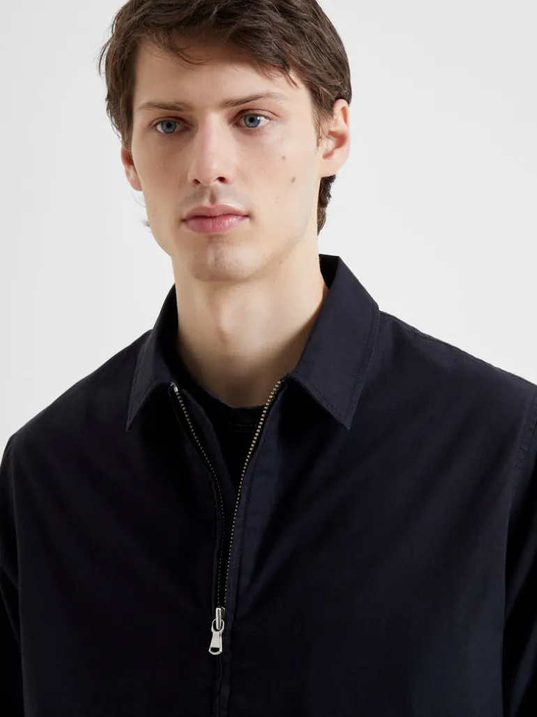 Peached Cotton Coach Jacket