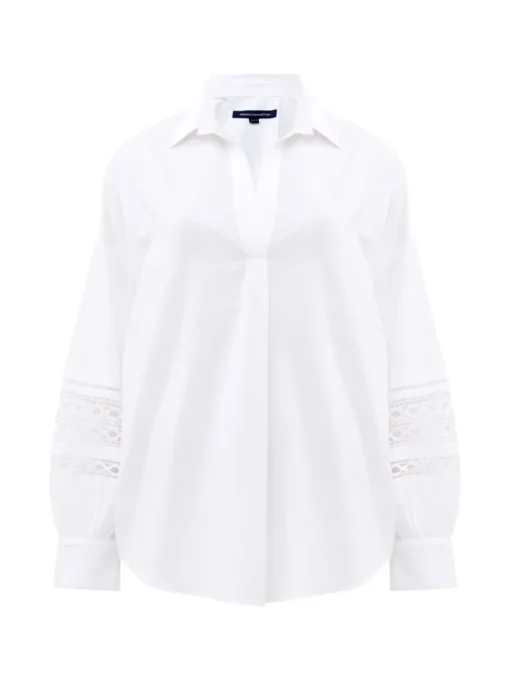 Rhodes Embroidered Long Sleeve Popover Shirt