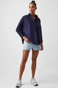 Rhodes Poplin Popover Shirt