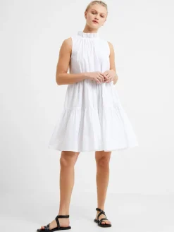 Rhodes Poplin Sleeveless Tiered Mini Dress