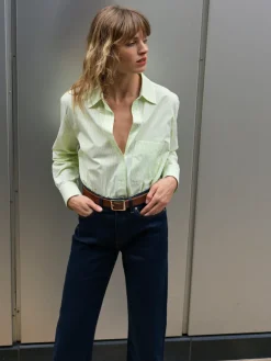 Rhodes Poplin Stripe Popover Shirt