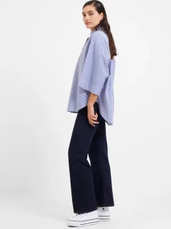 Rhodes Poplin Stripe Popover Shirt
