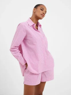 Rhodes Poplin Stripe Popover Shirt