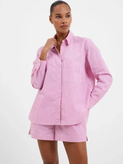 Rhodes Poplin Stripe Popover Shirt