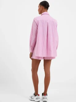 Rhodes Poplin Stripe Popover Shirt