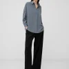 Rhodes Recycled Crepe Popover Shirt