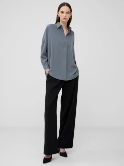 Rhodes Recycled Crepe Popover Shirt