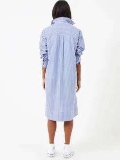 Rhodes Stripe Poplin Shirt Dress