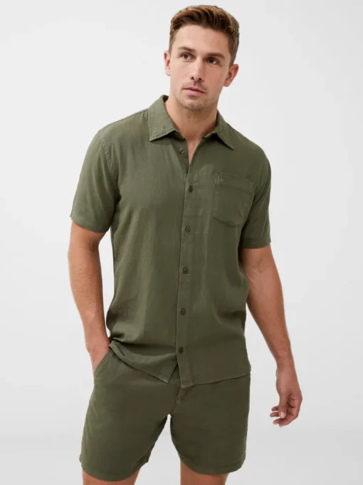 Short Sleeve Linen Shirt
