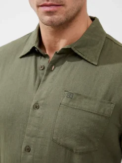 Short Sleeve Linen Shirt