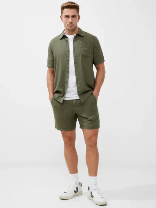 Short Sleeve Linen Shirt