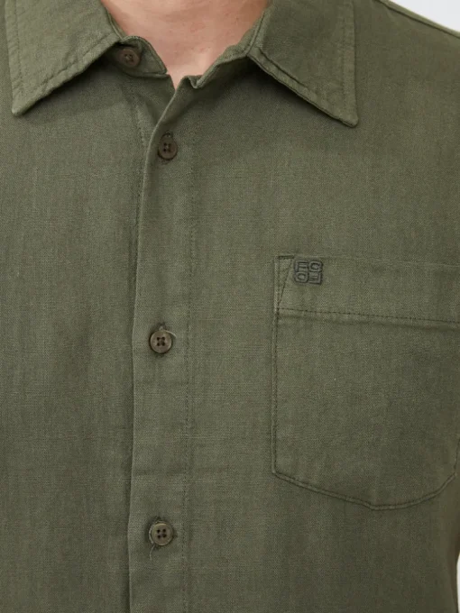 Short Sleeve Linen Shirt