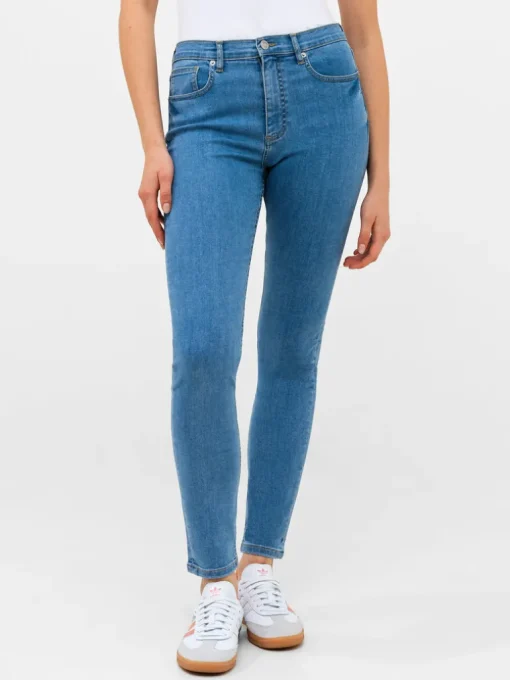 Soft Stretch Denim High Rise Skinny Jeans