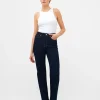 Stretch Denim Wide Flare Full Length Jeans