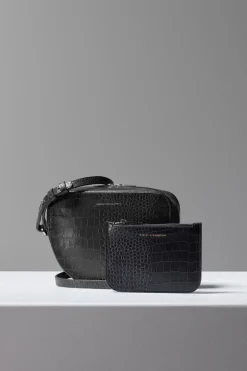 Tallin Recycled Leather Croc Bag