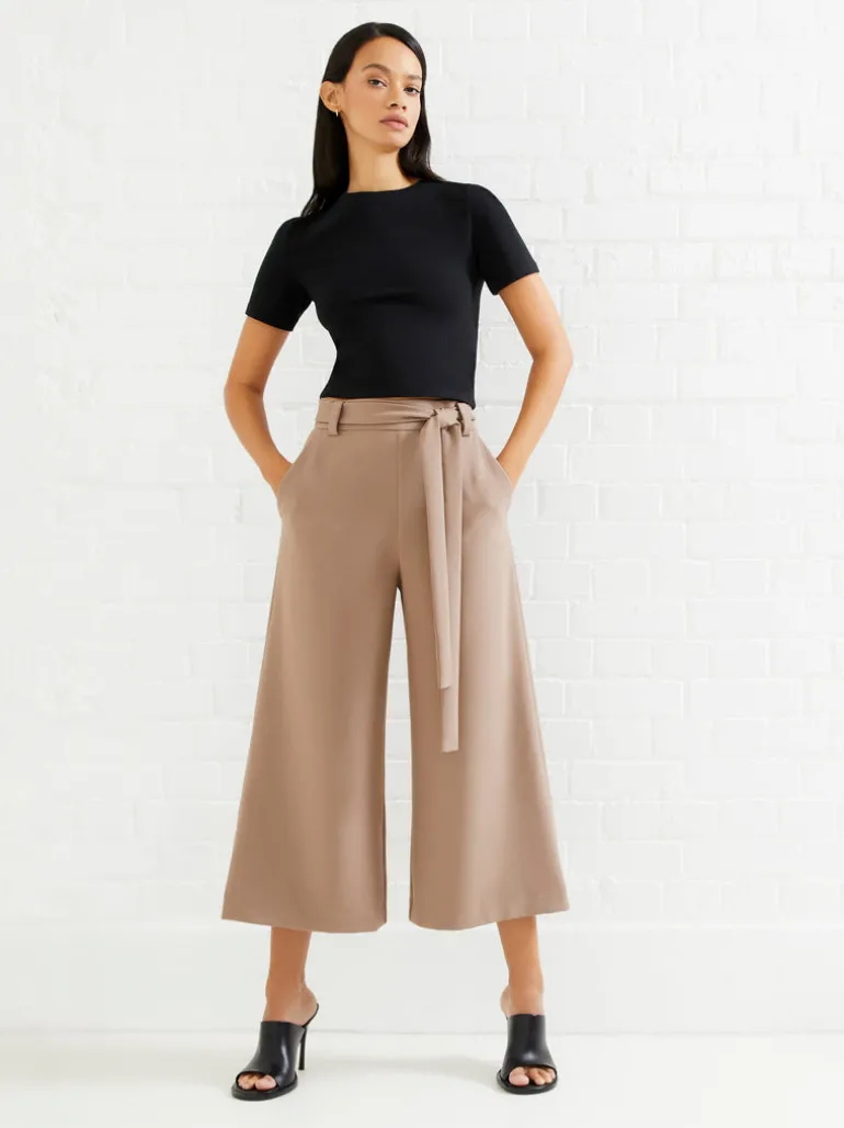 Whisper Belted Culottes